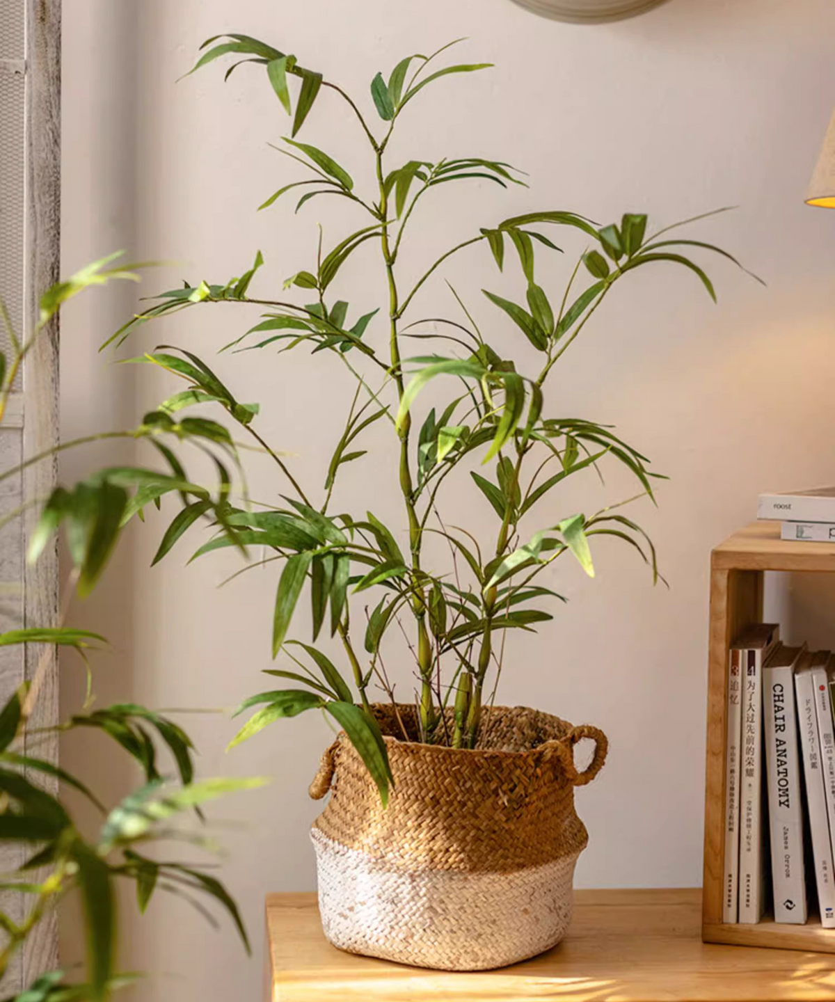 Artificial Bamboo Leaves in Pot