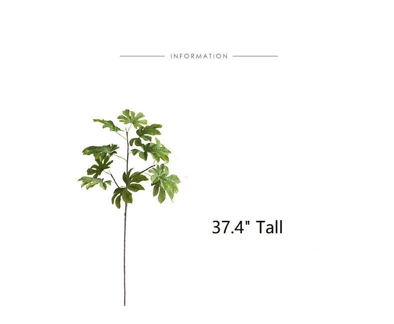 Artificial Octagonal Foliage Branch 37.4" Tall