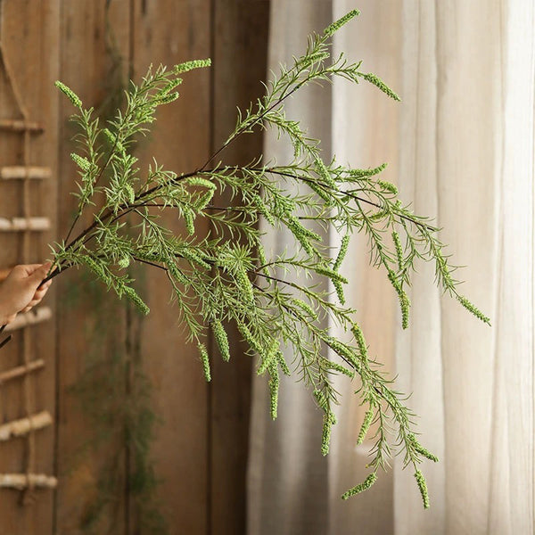 Artificial Large Rosemary Stem in Green 49" Tall