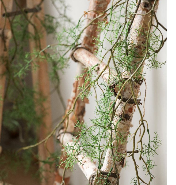 Artificial Rattan Vine Decorative Myriad Strands 55" Long