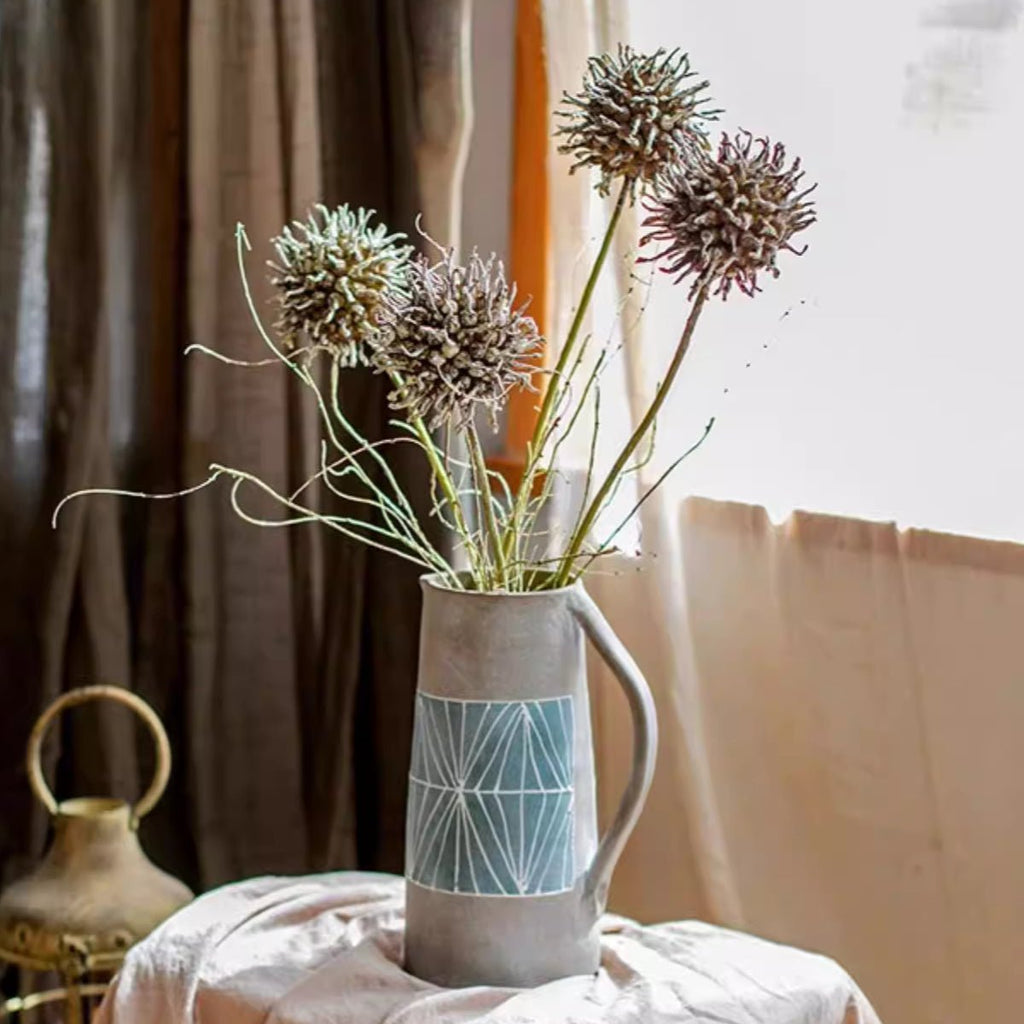 Rustic Thistle Pod Stem 27.5" Tall - RusticReach
