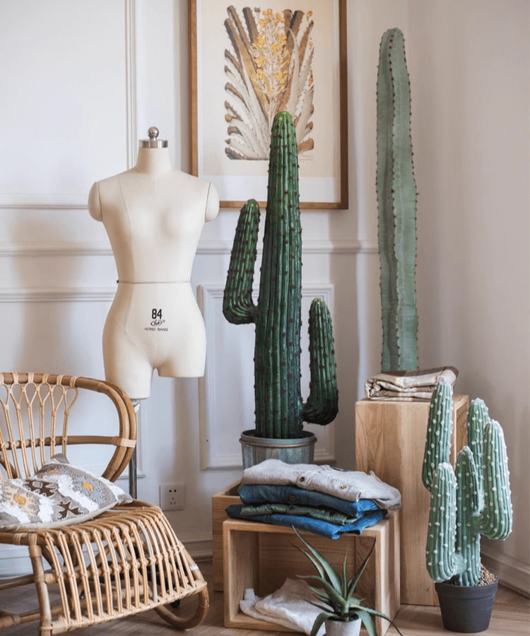 Artificial Cactus in Pot Various Styles - RusticReach