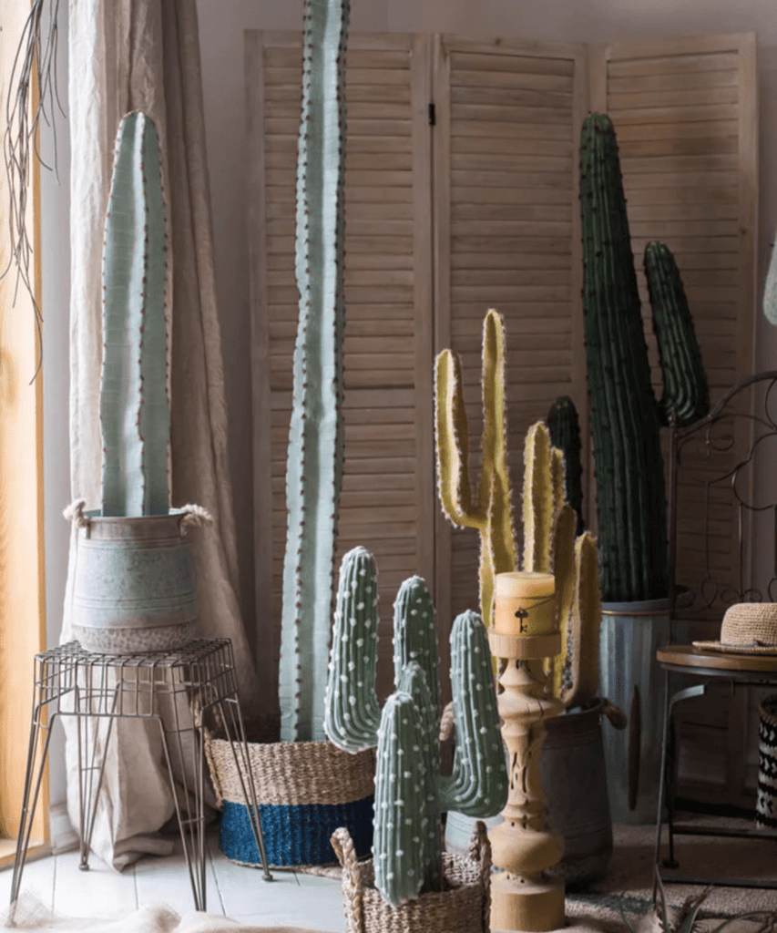 Artificial Cactus in Pot Various Styles - RusticReach