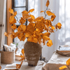 Artificial Dry Apple Leaf Stem 33" Tall Faux - RusticReach