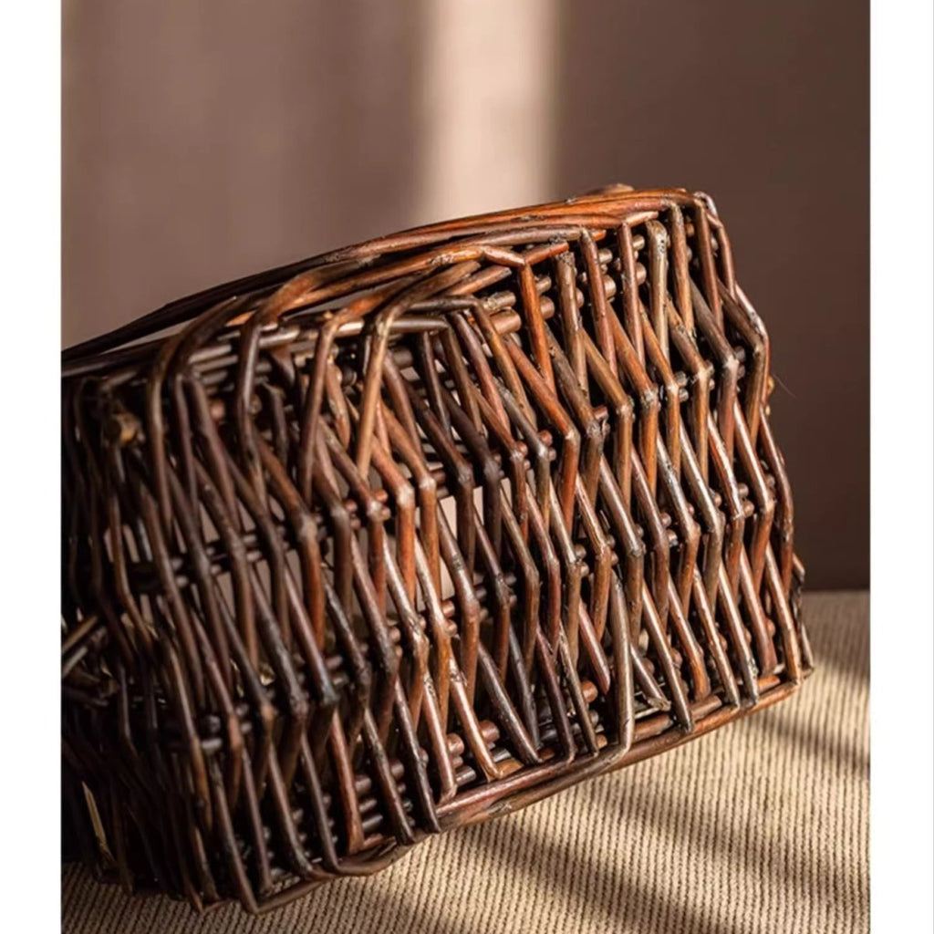 Artisan Willow Carry Basket - RusticReach