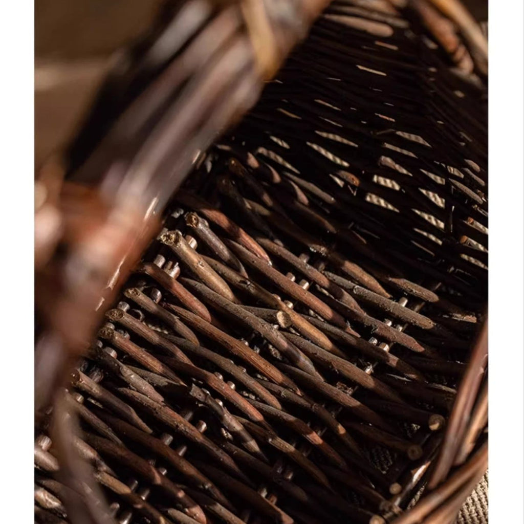 Artisan Willow Carry Basket - RusticReach