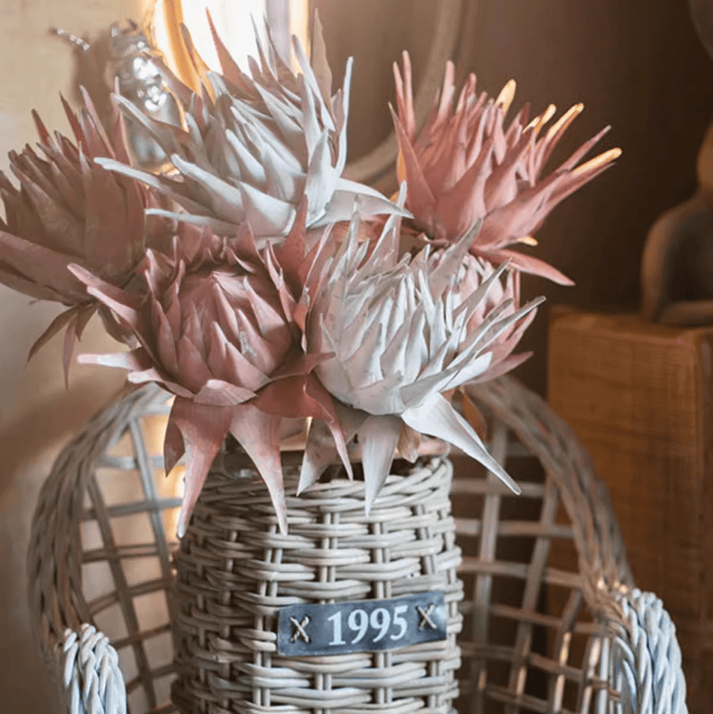 Artificial Artichoke Stem in Various Colors 37" Tall - RusticReach