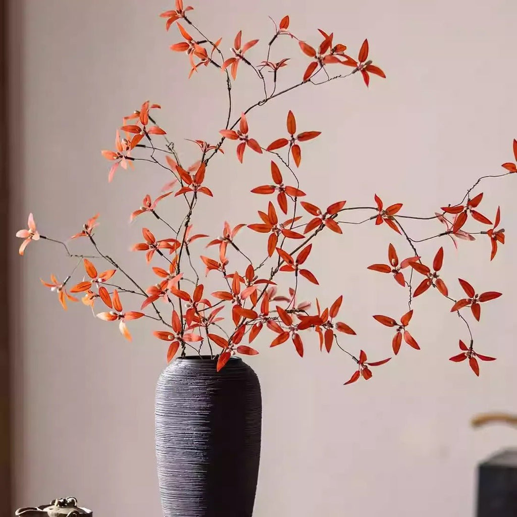 Autumn Pomegranate Leaf Stem - RusticReach