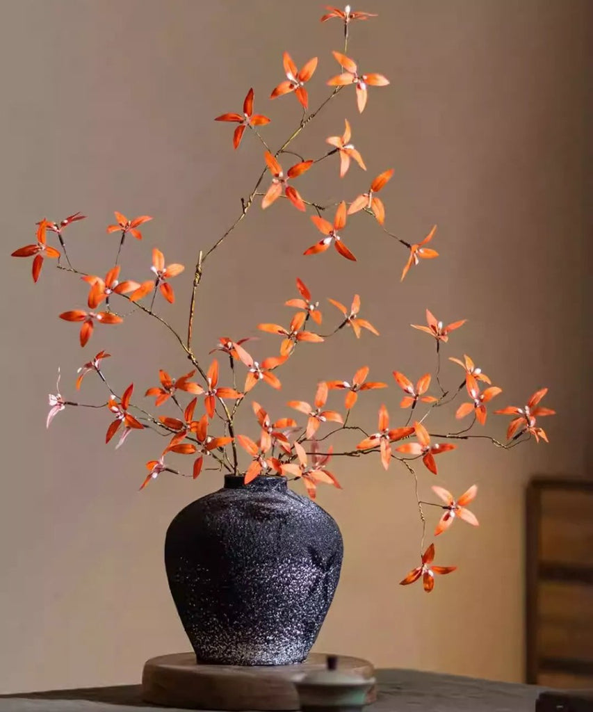 Autumn Pomegranate Leaf Stem - RusticReach