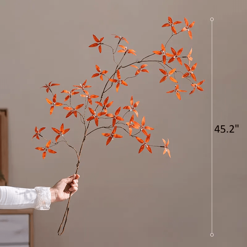 Autumn Pomegranate Leaf Stem - RusticReach