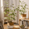Artificial Bamboo Leaves in Pot - RusticReach