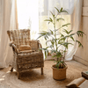 Artificial Bamboo Leaves in Pot - RusticReach
