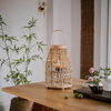 Artistic Bamboo Lantern Candle Holder - RusticReach