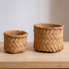 Bamboo Looking Cement Planter - RusticReach