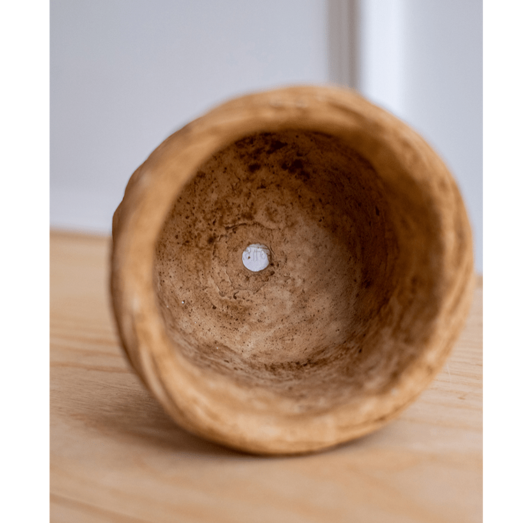 Bamboo Looking Cement Planter - RusticReach