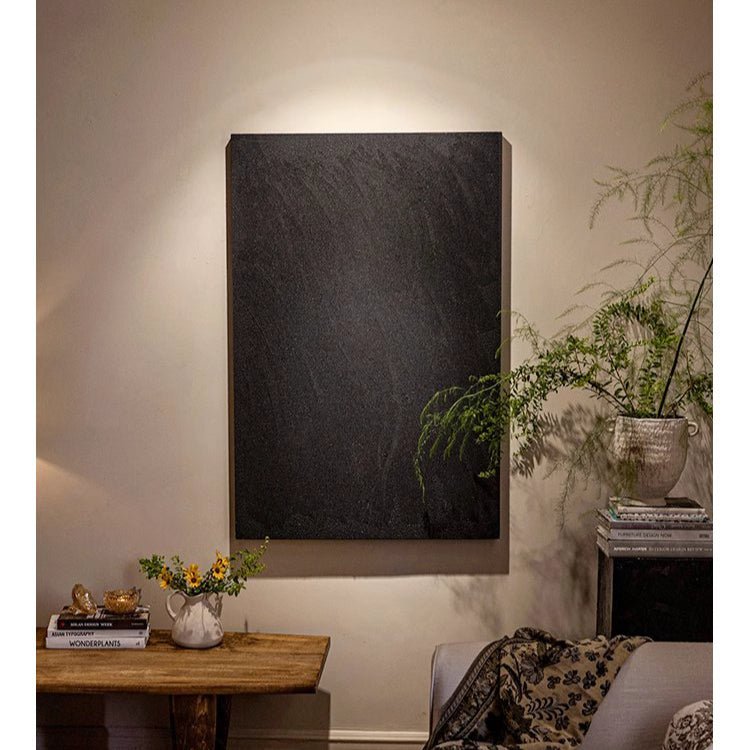 Black Textured Wall Art - RusticReach