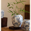 Blue and White Porcelain Floral Vase - RusticReach
