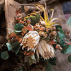Mountian Oriole Autumn Art King Protea Bouquet - RusticReach