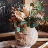 Mountian Oriole Autumn Art King Protea Bouquet - RusticReach