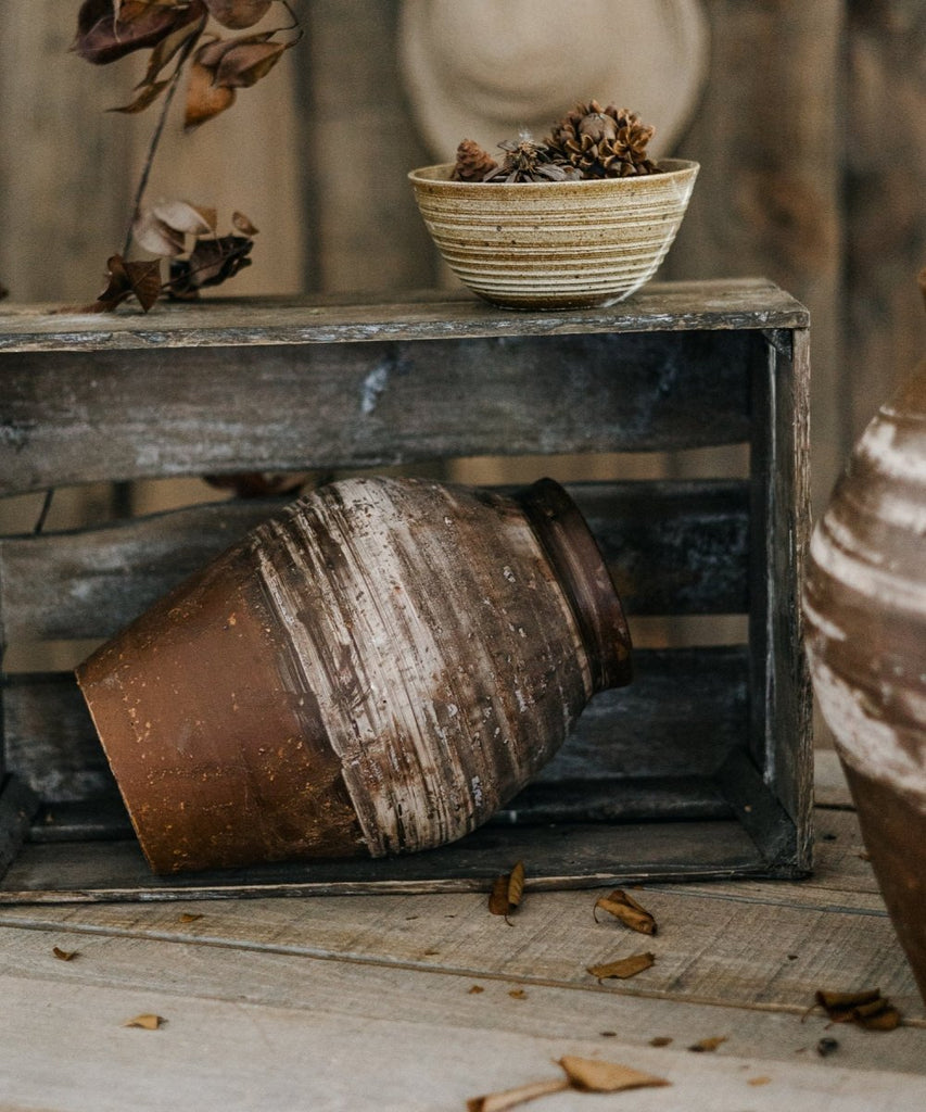 Restoration Brown Clay Pot - RusticReach