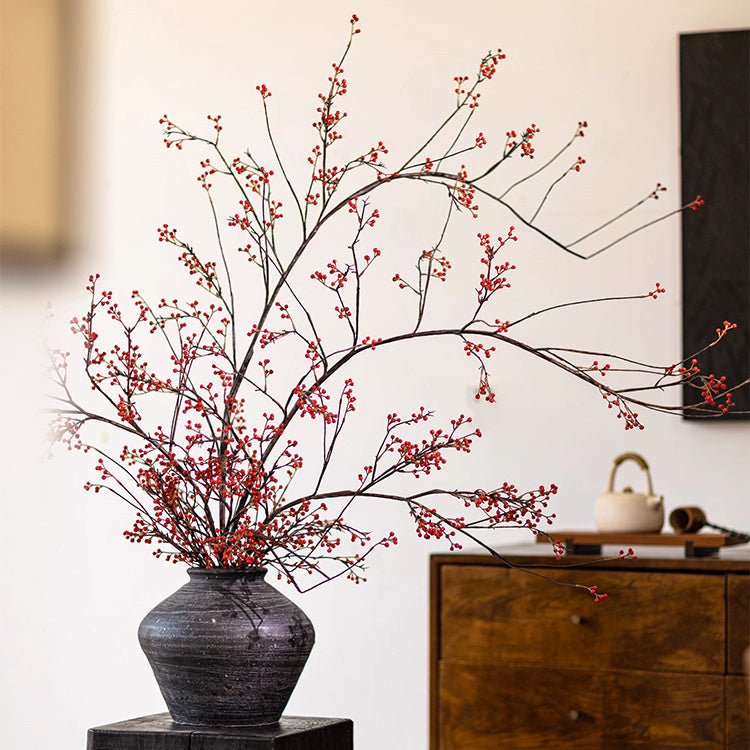 Rustic Berries on Tall Branch - RusticReach
