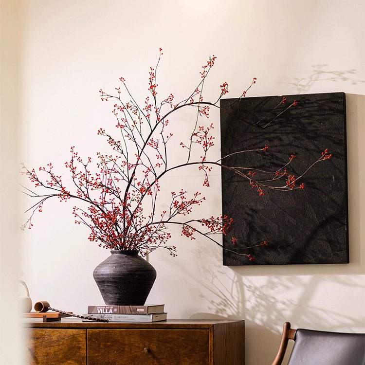 Rustic Berries on Tall Branch - RusticReach