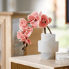 Artificial Butterfly Orchid Stem in Pink 27.5" Tall - RusticReach