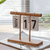 Page - Flipping Wooden Desktop Calendar - RusticReach