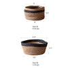 Cotton Blend Woven Storage Basket - RusticReach