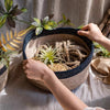 Cotton Blend Woven Storage Basket - RusticReach