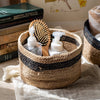 Cotton Blend Woven Storage Basket - RusticReach
