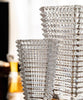 Crystal - Cut Look Glass Vase - RusticReach