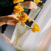 Crystal - Cut Look Glass Vase - RusticReach