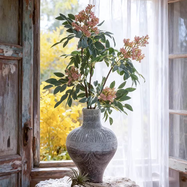 Cottage Garden Blossom Stem 35.4" Tall - RusticReach