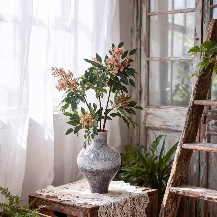 Cottage Garden Blossom Stem 35.4" Tall - RusticReach