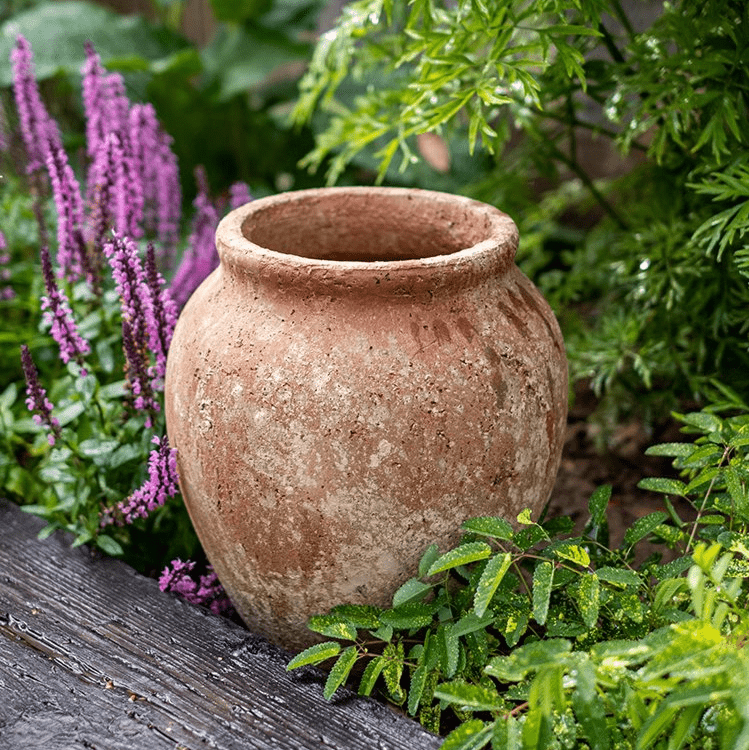 Distressed Cement Plant Pot - RusticReach