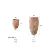 Distressed Cement Plant Pot Tall - RusticReach