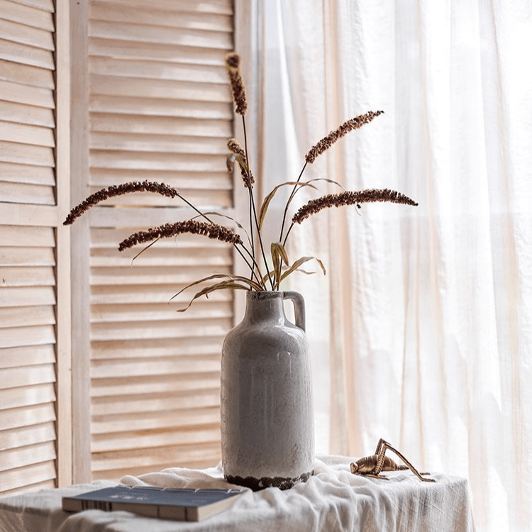 Three - Headed Dogtail Grass Stem 39" Tall - RusticReach