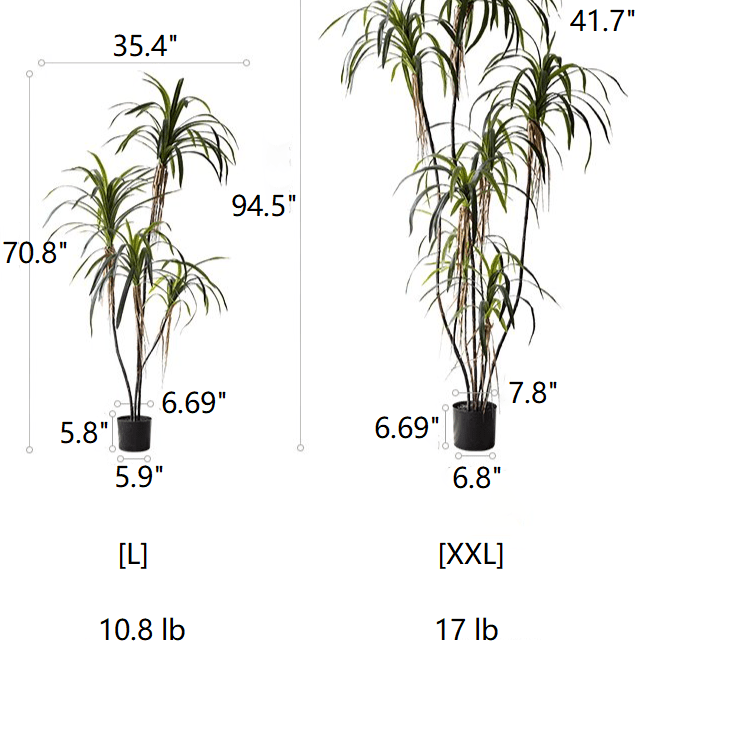 fake dracaena marginata Artificial Dracaena Tree