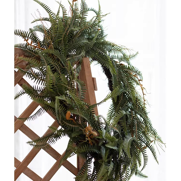 Evergreen Fern Garland and Wreath - RusticReach