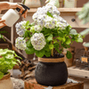 Faux Bamboo Woven Cement Planter - RusticReach
