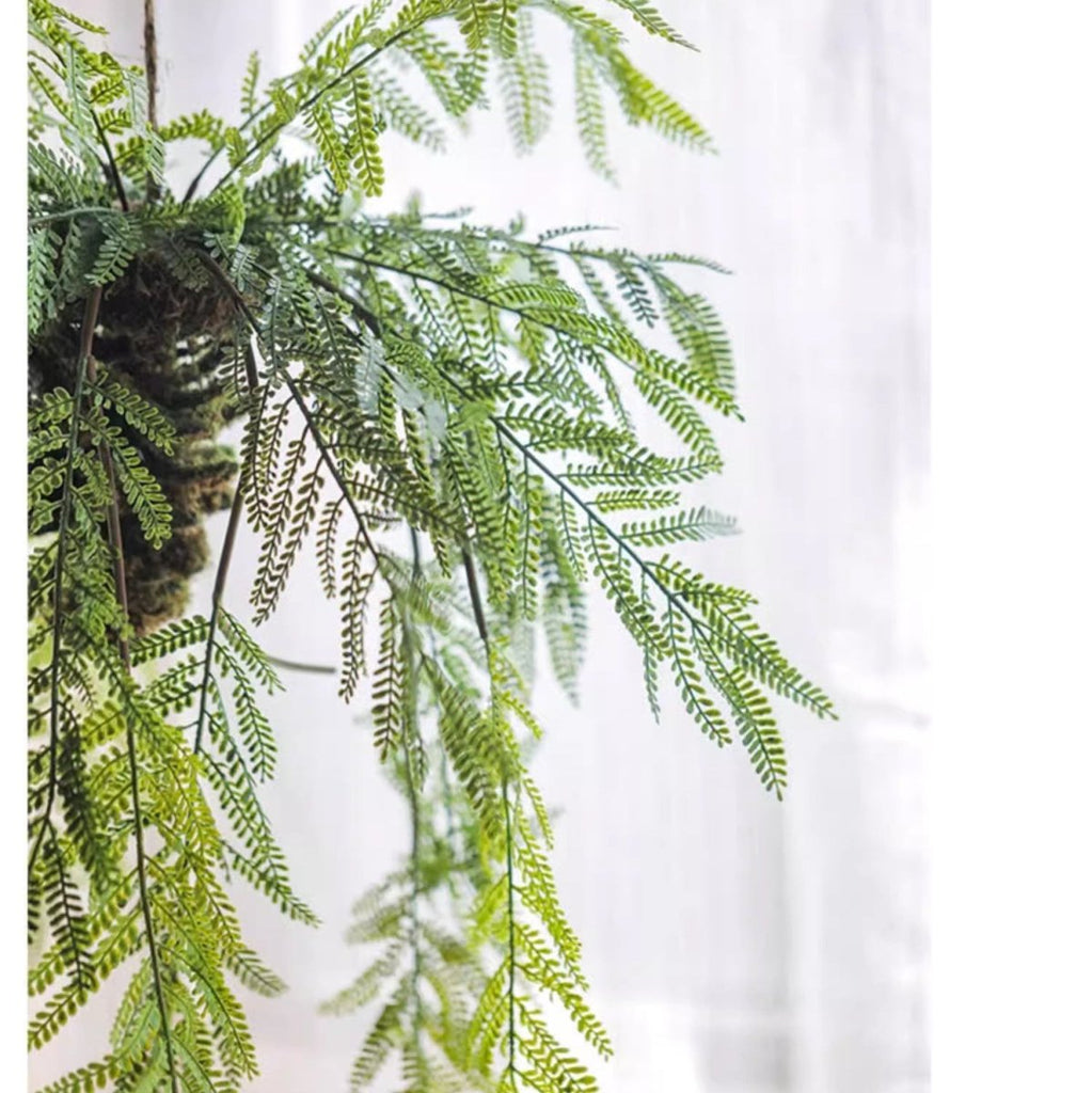 Artificial Fern Hanging Ball Decoration - RusticReach