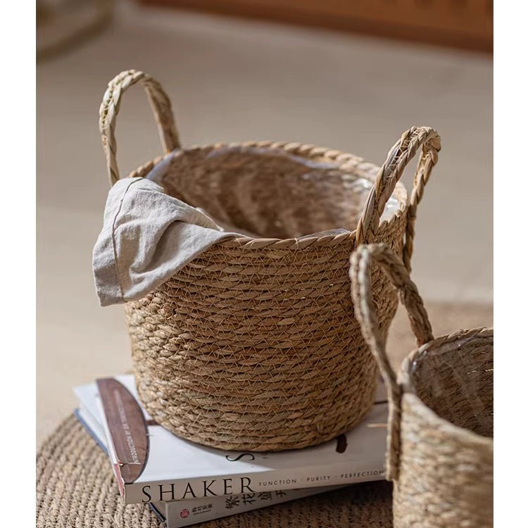 French Country Woven Planter Basket - RusticReach