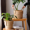French Country Woven Planter Basket - RusticReach