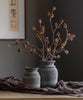 Handmade Gray Clay Pottery Vase - RusticReach