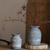 Handmade Gray Clay Pottery Vase - RusticReach