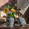 Handmade Gray Clay Pottery Vase - RusticReach