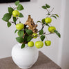 Artificial Green Apple Branch with Leaves - RusticReach