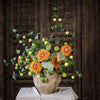 Artificial Green Apple Branch with Leaves - RusticReach