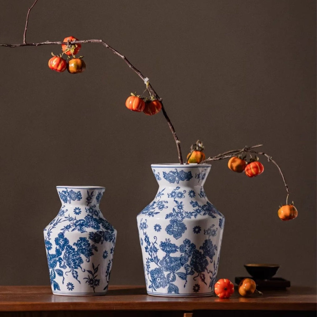 Indigo Porcelain Vase - RusticReach